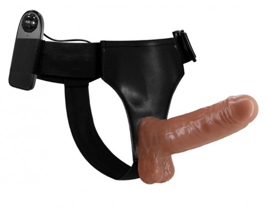 Страпон на трусиках с вибрацией Ultra Passionate Harness - 16 см. - Baile - купить с доставкой в Жуковском