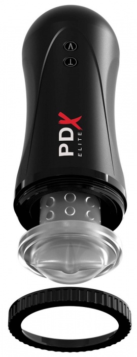 Черный автоматический мастурбатор-ротик Moto Stroker - Pipedream - в Жуковском купить с доставкой