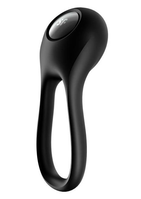 Черное эрекционное виброкольцо Majestic Duo - Satisfyer - в Жуковском купить с доставкой