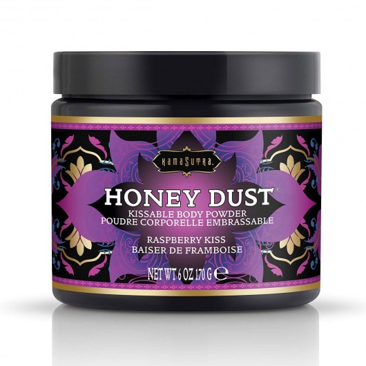 Пудра для тела Honey Dust Body Powder с ароматом малины - 170 гр. - Kama Sutra - купить с доставкой в Жуковском