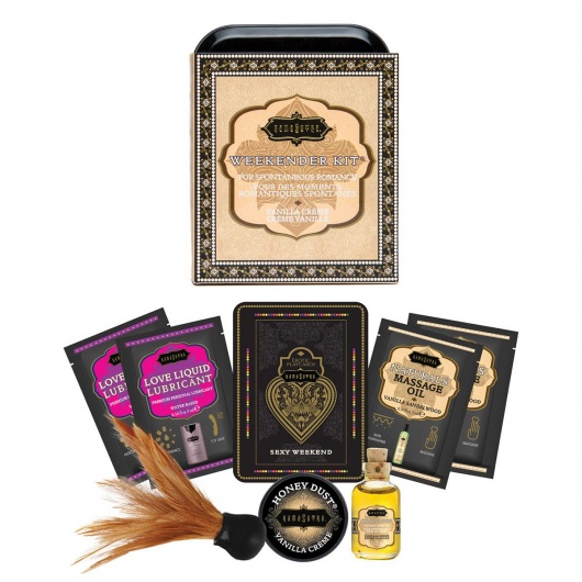 Эротический набор Weekender Kit Vanilla Creme - Kama Sutra - купить с доставкой в Жуковском