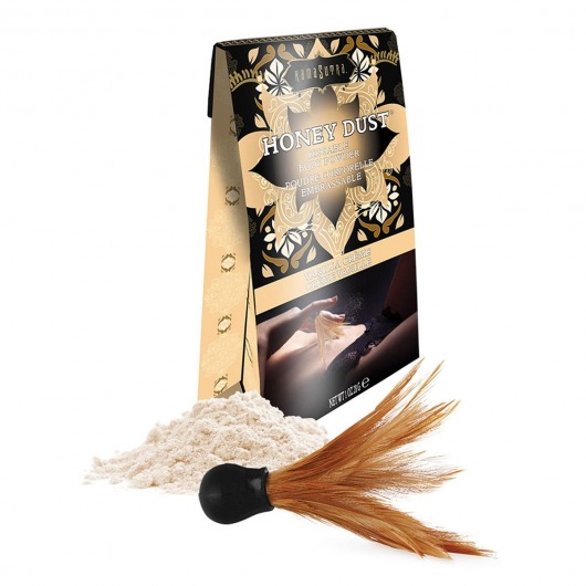Пудра для тела Honey Dust Body Powder с ароматом ванили - 28 гр. - Kama Sutra - купить с доставкой в Жуковском