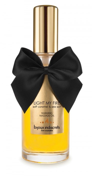 Массажное масло Light My Fire с ароматом карамели - 100 мл. - Bijoux Indiscrets - купить с доставкой в Жуковском