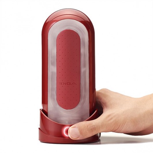 Красный мастурбатор Flip Zero Red   Warmer с подогревом - Tenga - в Жуковском купить с доставкой