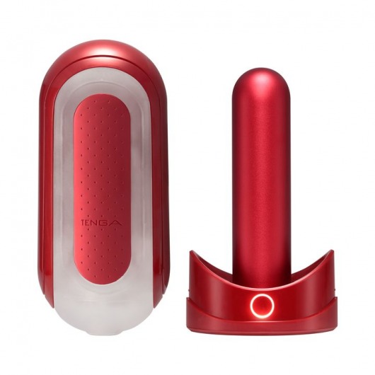 Красный мастурбатор Flip Zero Red   Warmer с подогревом - Tenga - в Жуковском купить с доставкой