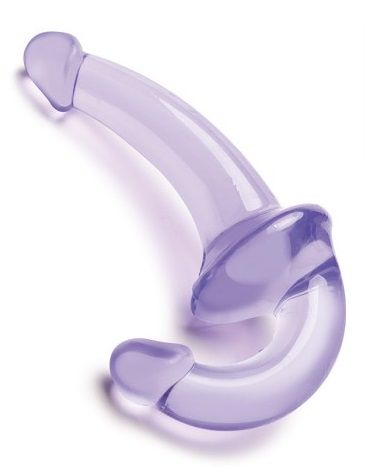Фиолетовый безремневой страпон Strapless Strap-On - Lux Fetish - купить с доставкой в Жуковском