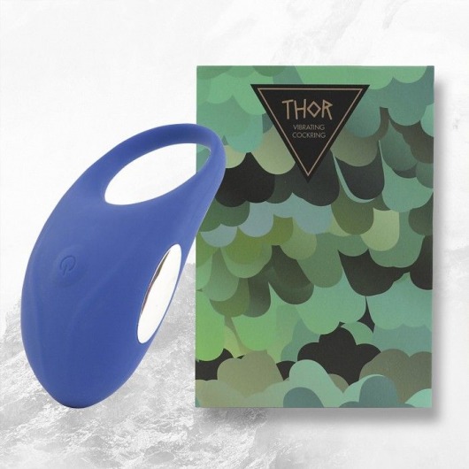 Синее кольцо с вибрацией Thor Cockring - FeelzToys - в Жуковском купить с доставкой