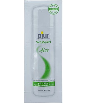 Лубрикант на водной основе pjur WOMAN Aloe - 2 мл. - Pjur - купить с доставкой в Жуковском