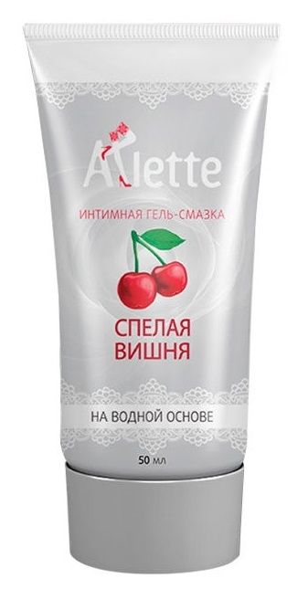 Интимная гель-смазка на водной основе Arlette  Спелая вишня  - 50 мл. - Arlette - купить с доставкой в Жуковском