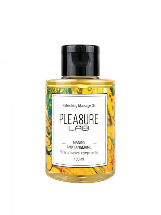 Массажное масло Pleasure Lab Refreshing с ароматом манго и мандарина - 100 мл. - Pleasure Lab - купить с доставкой в Жуковском