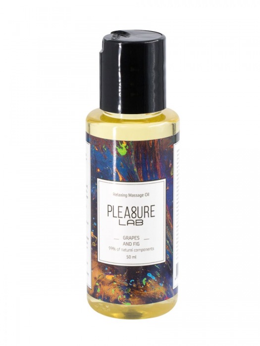 Массажное масло Pleasure Lab Relaxing с ароматом винограда и инжира - 50 мл. - Pleasure Lab - купить с доставкой в Жуковском