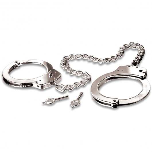 Металлические наручники Metal Leg Cuffs - Pipedream - купить с доставкой в Жуковском