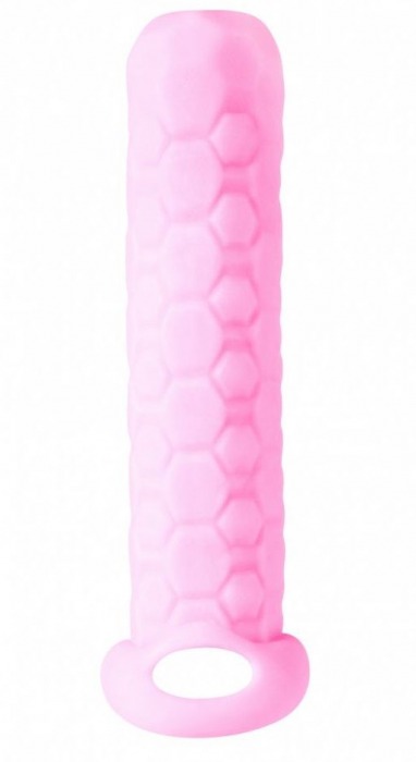 Розовый фаллоудлинитель Homme Long - 13,5 см. - Lola Games - в Жуковском купить с доставкой