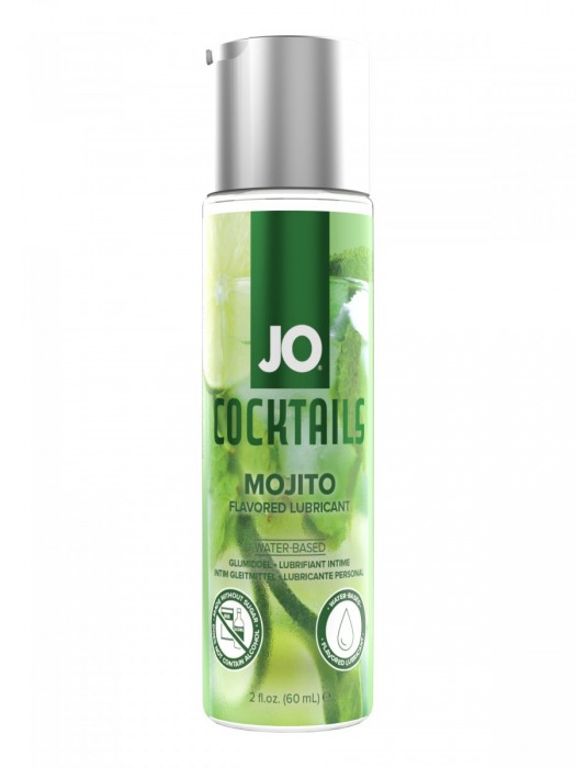 Вкусовой лубрикант на водной основе JO Cocktails Mojito - 60 мл. - System JO - купить с доставкой в Жуковском