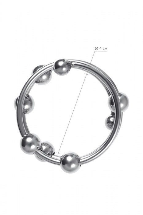 Большое металлическое кольцо под головку пениса - ToyFa - купить с доставкой в Жуковском