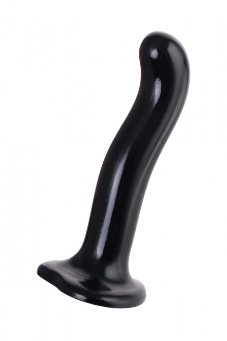 Черный стимулятор для пар P G-Spot Dildo Size L - 19 см. - Strap-on-me - в Жуковском купить с доставкой