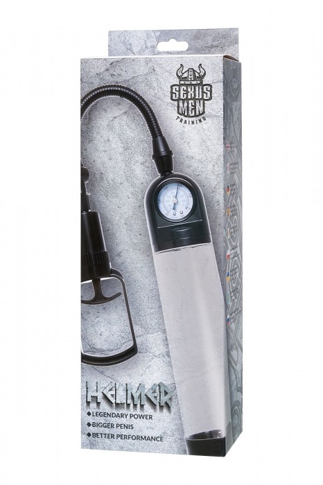 Прозрачная механическая помпа Helmer с манометром - Sexus - в Жуковском купить с доставкой