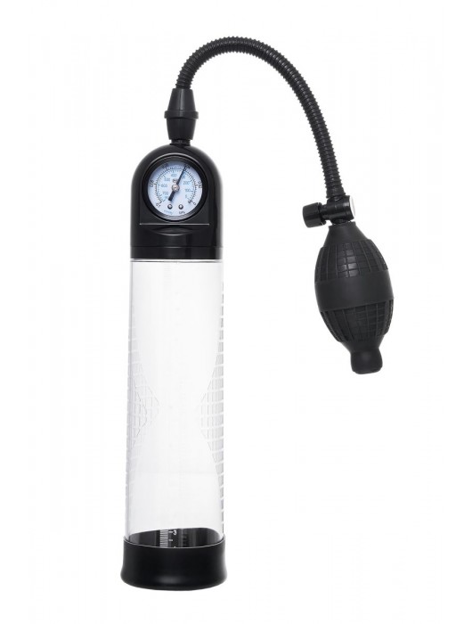Прозрачная механическая помпа Roald с манометром - Sexus - в Жуковском купить с доставкой
