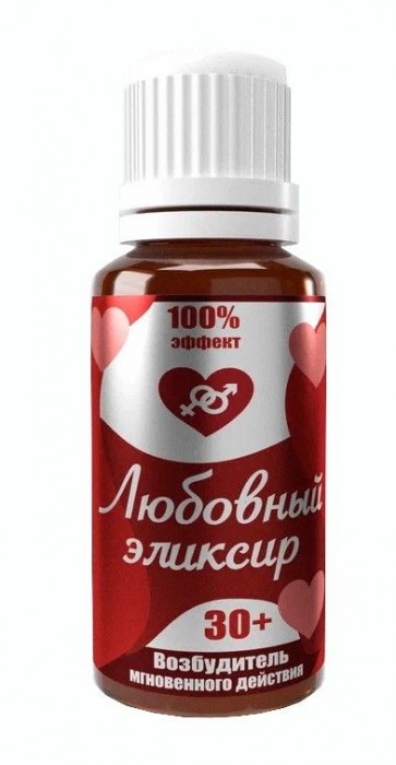 Возбудитель  Любовный эликсир 30+  - 20 мл. - Миагра - купить с доставкой в Жуковском