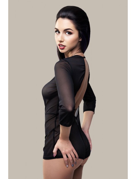 Эротический комбинезон Preciosity с рукавами длиной 3/4 - WANAME купить с доставкой