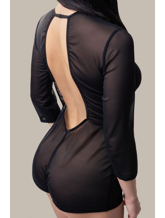 Эротический комбинезон Preciosity с рукавами длиной 3/4 - WANAME купить с доставкой
