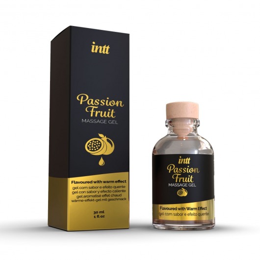 Массажный гель с ароматом маракуйи Passion Fruit - 30 мл. - INTT - купить с доставкой в Жуковском