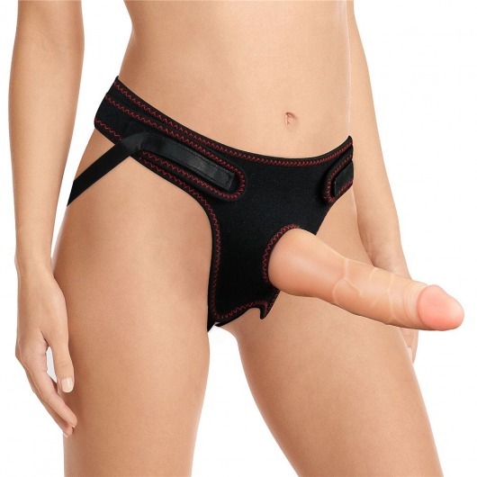Женский страпон Easy Strapon Set 7.5 - 19 см. - Lovetoy - купить с доставкой в Жуковском