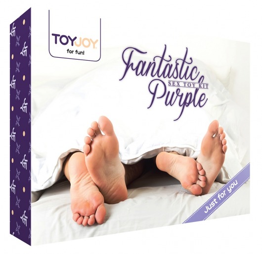 Эротический набор FANTASTIC PURPLE SEX TOY KIT - Toy Joy - купить с доставкой в Жуковском