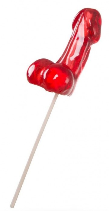 Красный леденец в форме фаллоса со вкусом виски - Sosuчki - купить с доставкой в Жуковском