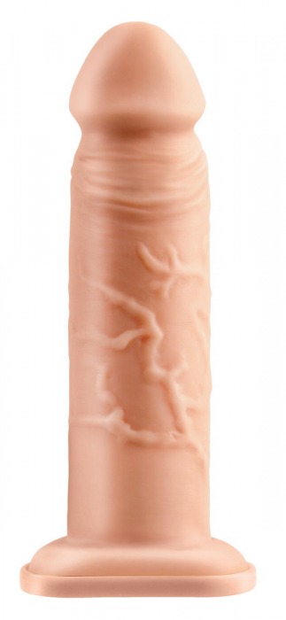 Телесный реалистичный фаллоимитатор с полостью Silicone Hollow Extension - 20 см. - Pipedream - купить с доставкой в Жуковском