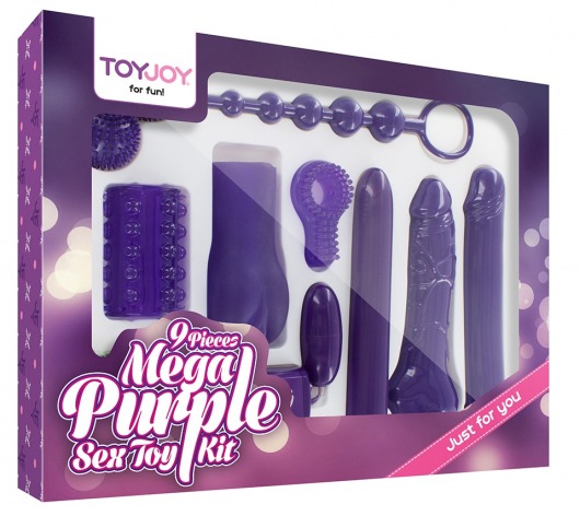 Эротический набор Toy Joy Mega Purple - Toy Joy - купить с доставкой в Жуковском