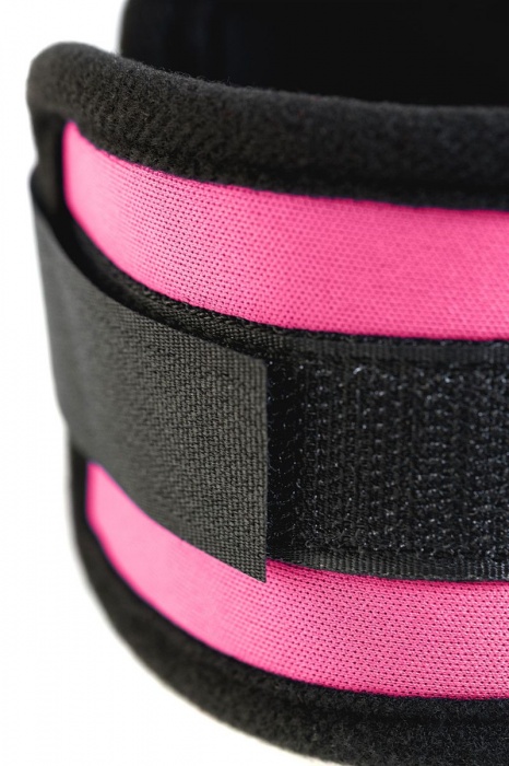 Оковы на ноги из неопрена розового цвета - ToyFa - купить с доставкой в Жуковском