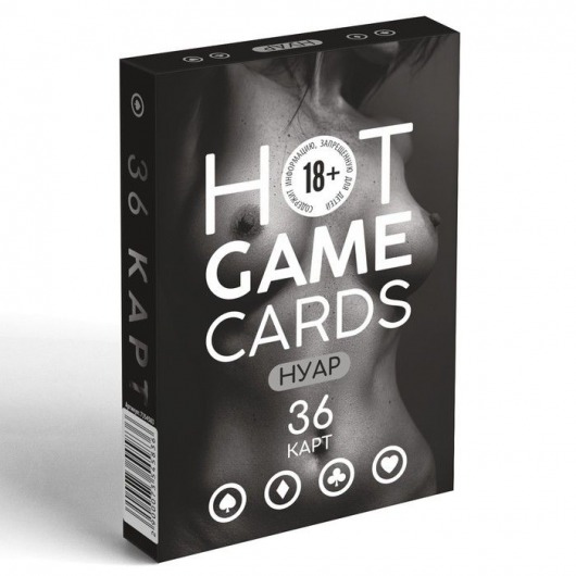 Игральные карты HOT GAME CARDS НУАР - 36 шт. - Сима-Ленд - купить с доставкой в Жуковском
