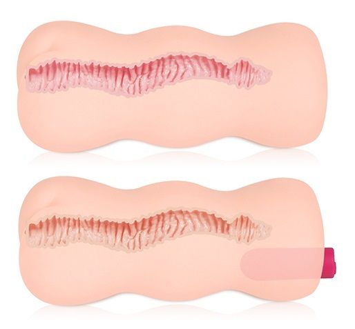 Телесный вибромастурбатор-анус TONGGGO 2 Auto - KOKOS - в Жуковском купить с доставкой