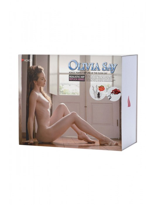 Вибрирующий мастурбатор-полуторс Olivia Say: вагина и анус - KOKOS - в Жуковском купить с доставкой