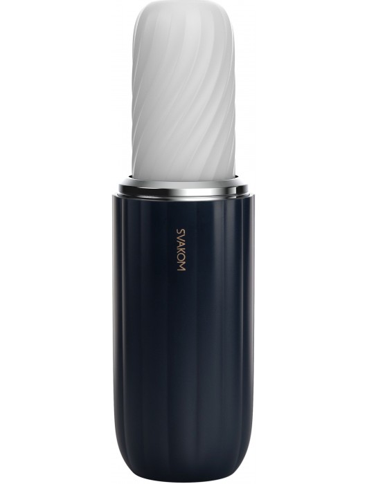 Черно-белый интерактивный мастурбатор Alex Neo 2 - Svakom - в Жуковском купить с доставкой