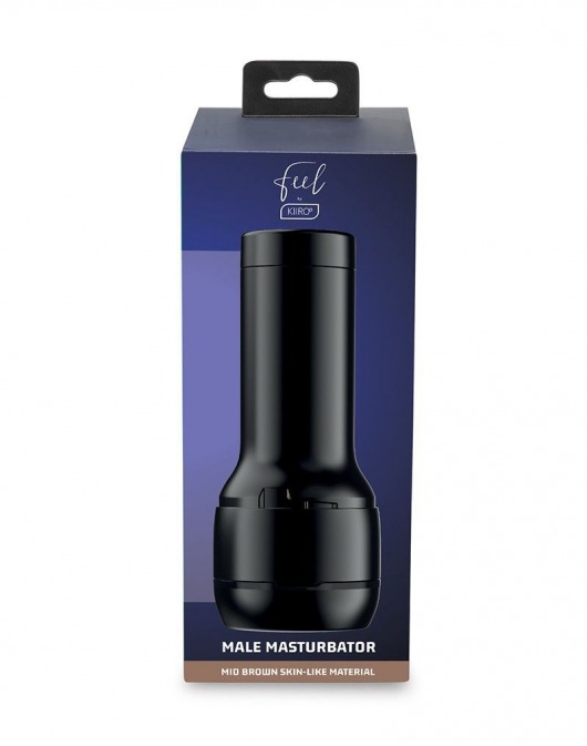 Коричневый мастурбатор-вагина Feel Stroker - Kiiroo - в Жуковском купить с доставкой