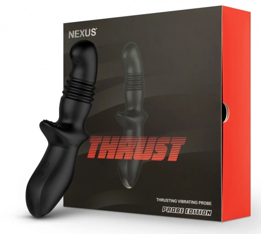 Черный вибромассажер простаты Nexus Thrust с возвратно-поступательными движениями - Nexus Range - в Жуковском купить с доставкой