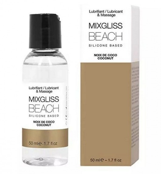 Смазка на силиконовой основе Mixgliss Beach - 50 мл. - Mixgliss - купить с доставкой в Жуковском