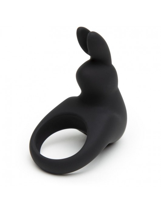 Черное эрекционное виброкольцо Happy Rabbit Rechargeable Rabbit Cock Ring - Happy Rabbit - в Жуковском купить с доставкой