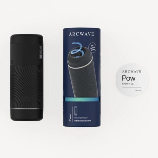Черный мастурбатор с контролем всасывания Arcwave Pow Stroker - Arcwave - в Жуковском купить с доставкой