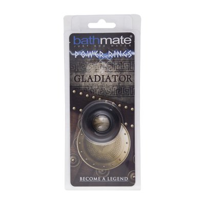 Чёрное эрекционное кольцо Gladiator - Bathmate - в Жуковском купить с доставкой