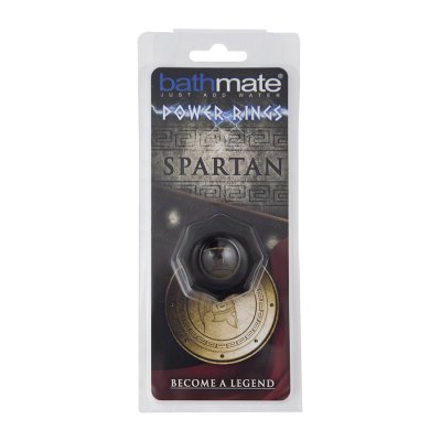 Чёрное эрекционное кольцо Spartan - Bathmate - в Жуковском купить с доставкой