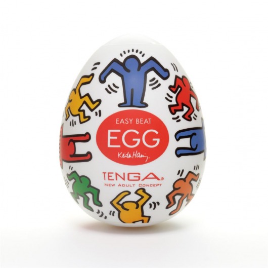Мастурбатор-яйцо Keith Haring EGG DANCE - Tenga - в Жуковском купить с доставкой