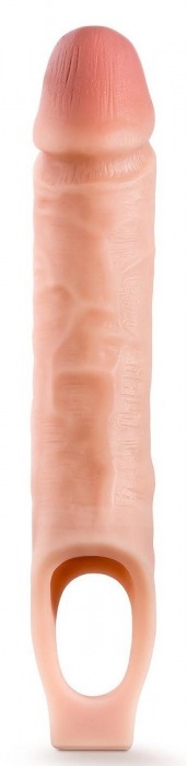 Телесная насадка на пенис 10 Inch Cock Sheath Extender - 25 см. - Blush Novelties - в Жуковском купить с доставкой