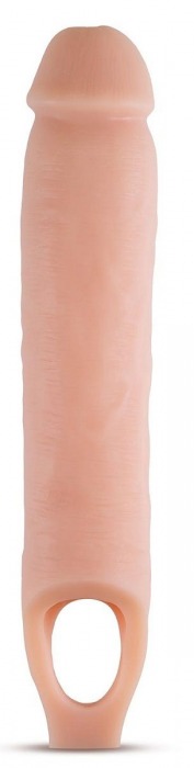 Телесная насадка на пенис 11.5 Inch Cock Sheath Penis Extender - 29,2 см. - Blush Novelties - в Жуковском купить с доставкой