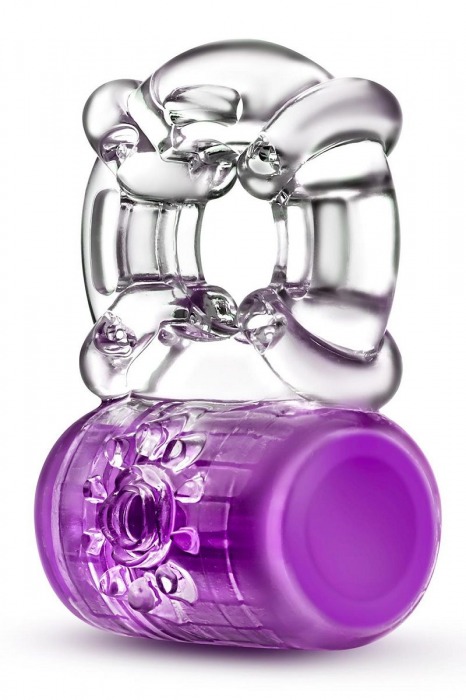 Фиолетовое эрекционное виброкольцо Pleaser Rechargeable C-Ring - Blush Novelties - в Жуковском купить с доставкой