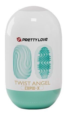 Бирюзовый мастурбатор-яйцо Twist Angel - Baile - в Жуковском купить с доставкой