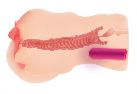 Телесный вибромастурбатор-вагина Onahole edition 003 с двойным слоем материала - KOKOS - в Жуковском купить с доставкой