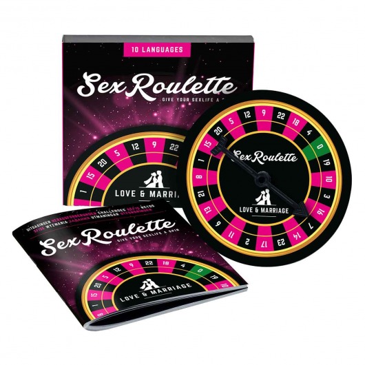 Настольная игра-рулетка Sex Roulette Love   Marriage - Tease&Please - купить с доставкой в Жуковском